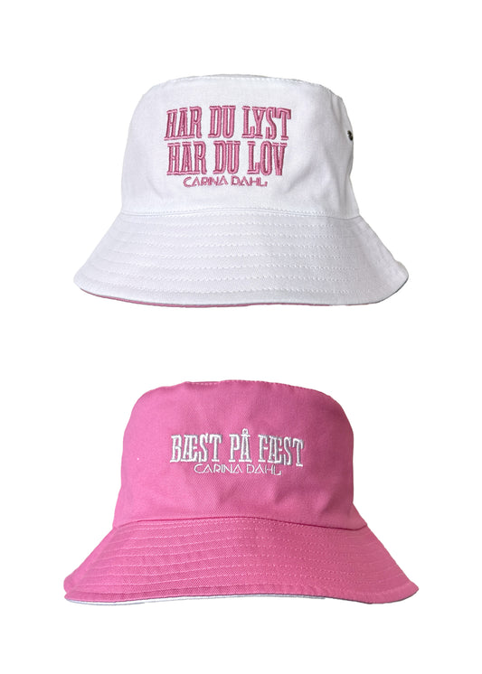 Carina Dahl | Har du lyst, har du lov / Bæst på fæst | Reversible Hvit/Rosa