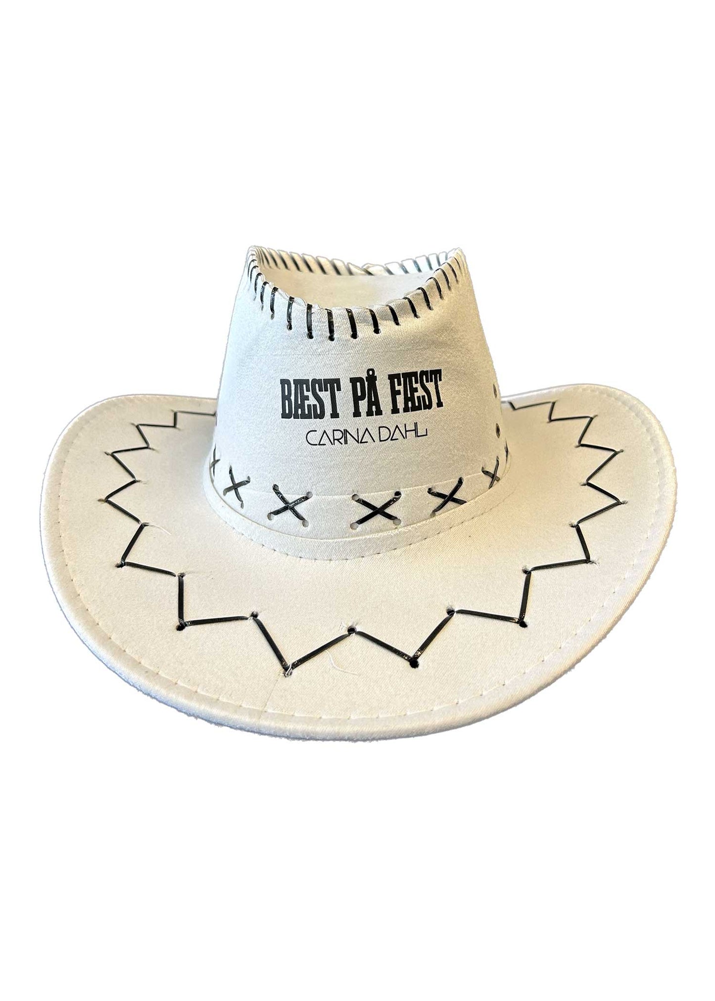 Carina Dahl | Bæst på Fæst | Hvit Cowboyhatt