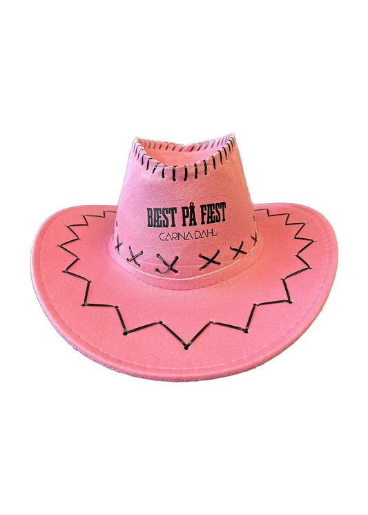 Carina Dahl | Bæst på Fæst | Rosa Cowboyhatt