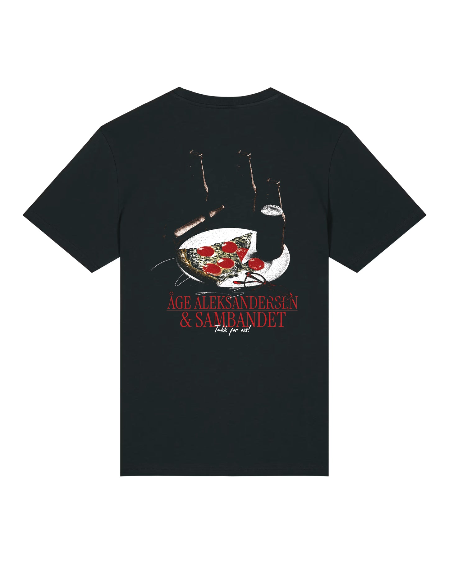 Fire Pils | Sort | T-skjorte