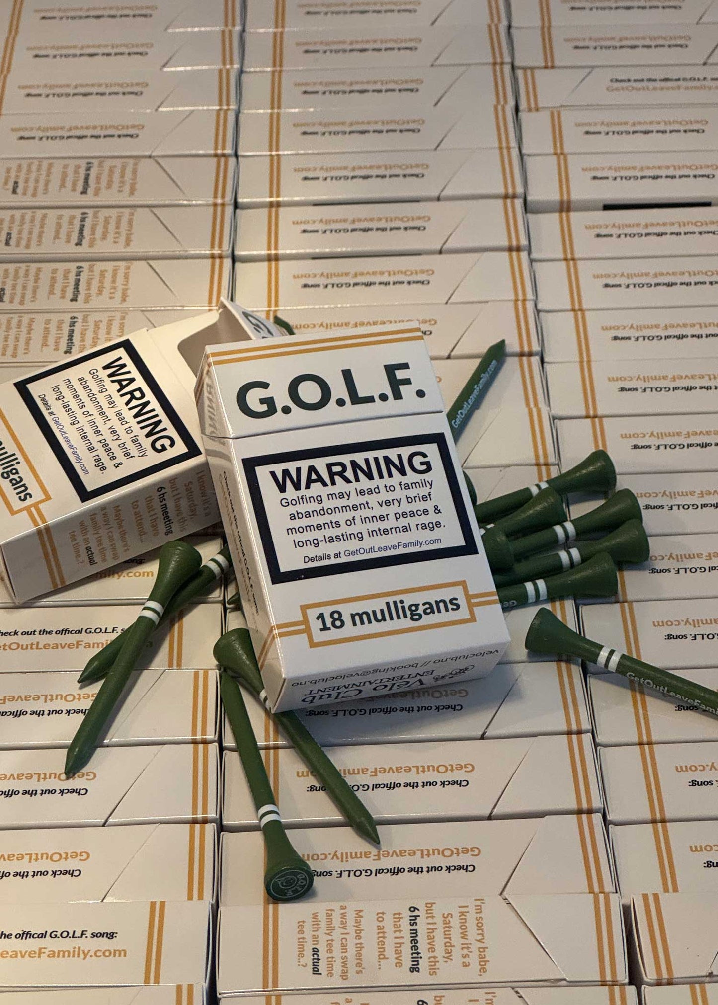 Siggpakker med 18x driver-pegger (3-pack)