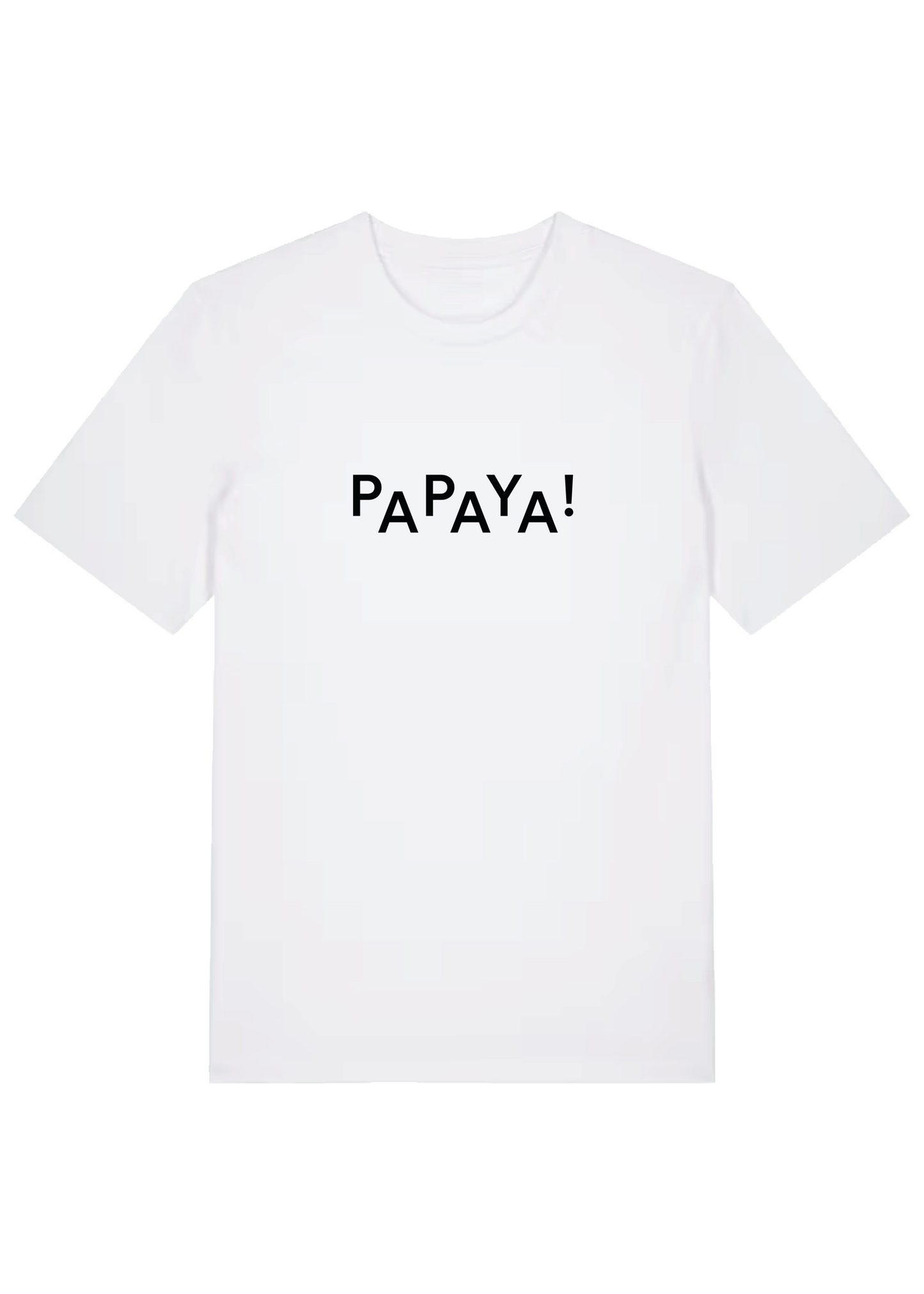 Papaya T-Skjorte Hvit