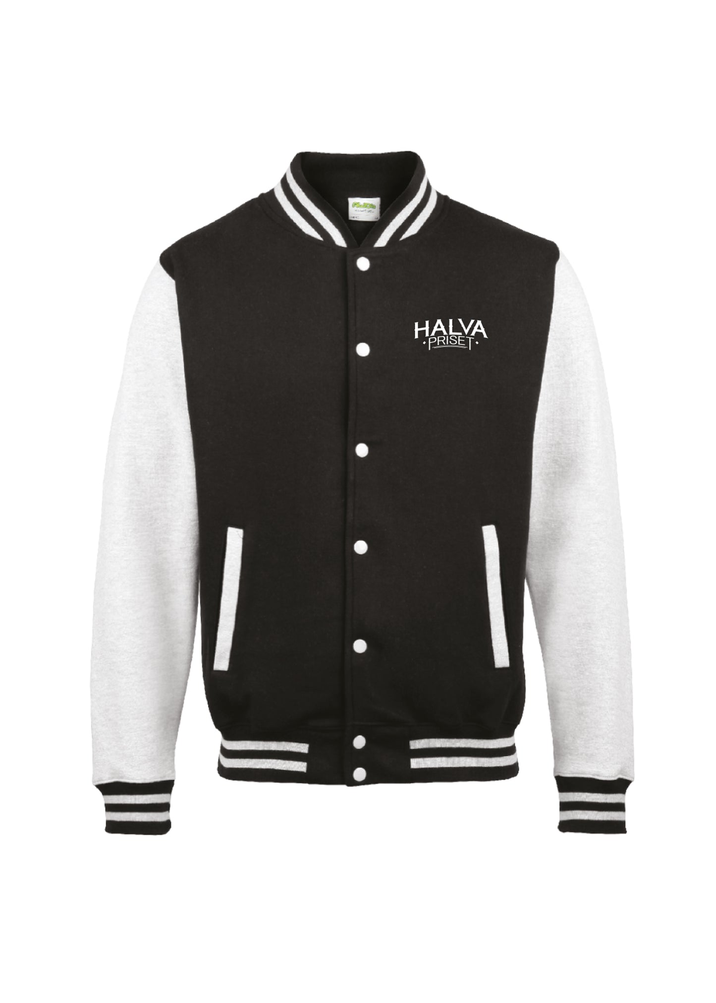 Halva Priset | Varsity Jakke | Sort/Hvit