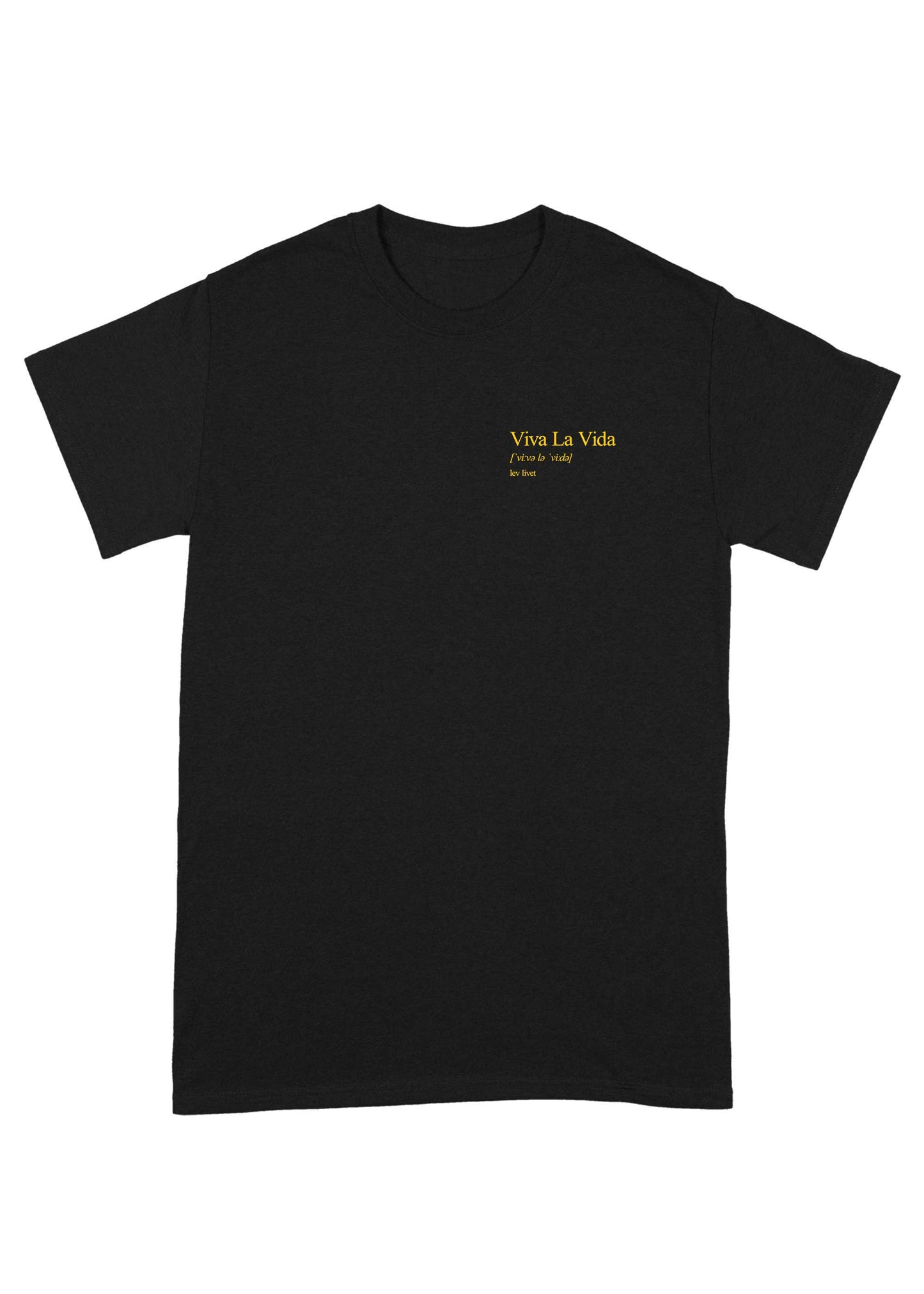 Soppgirobygget | Viva La Vida (front) | Tee | Black
