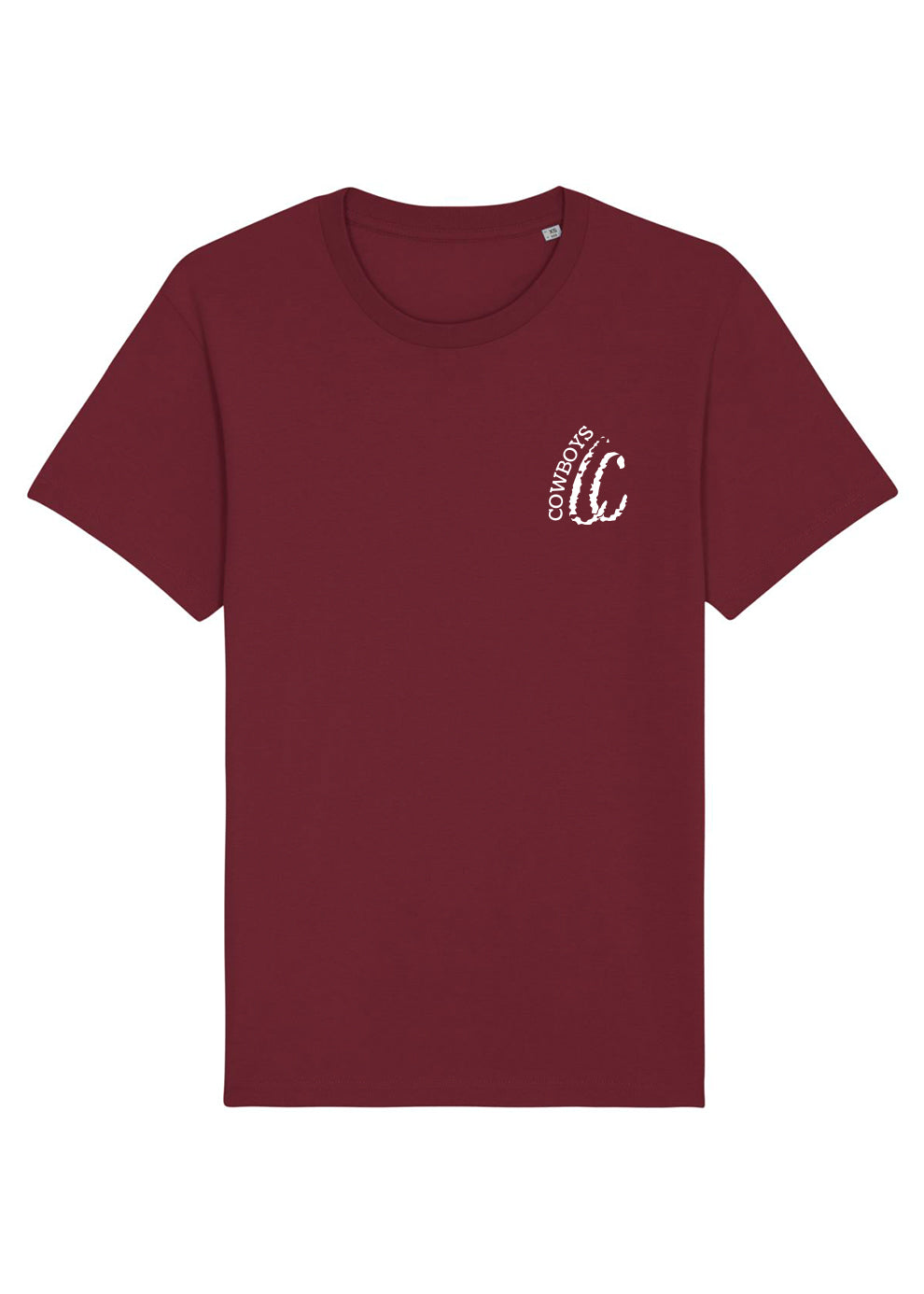 CC Cowboys | T-skjorte | Burgunder