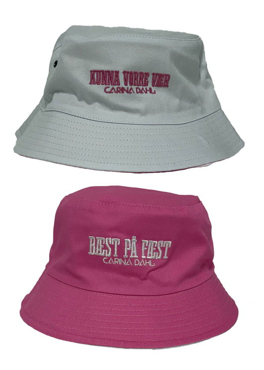 Carina Dahl | Kunna Vorre Vær / Bæst på fæst | Reversible Hvit/Rosa