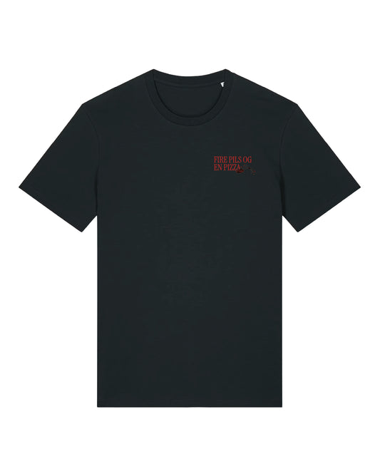 Fire Pils | Sort | T-skjorte
