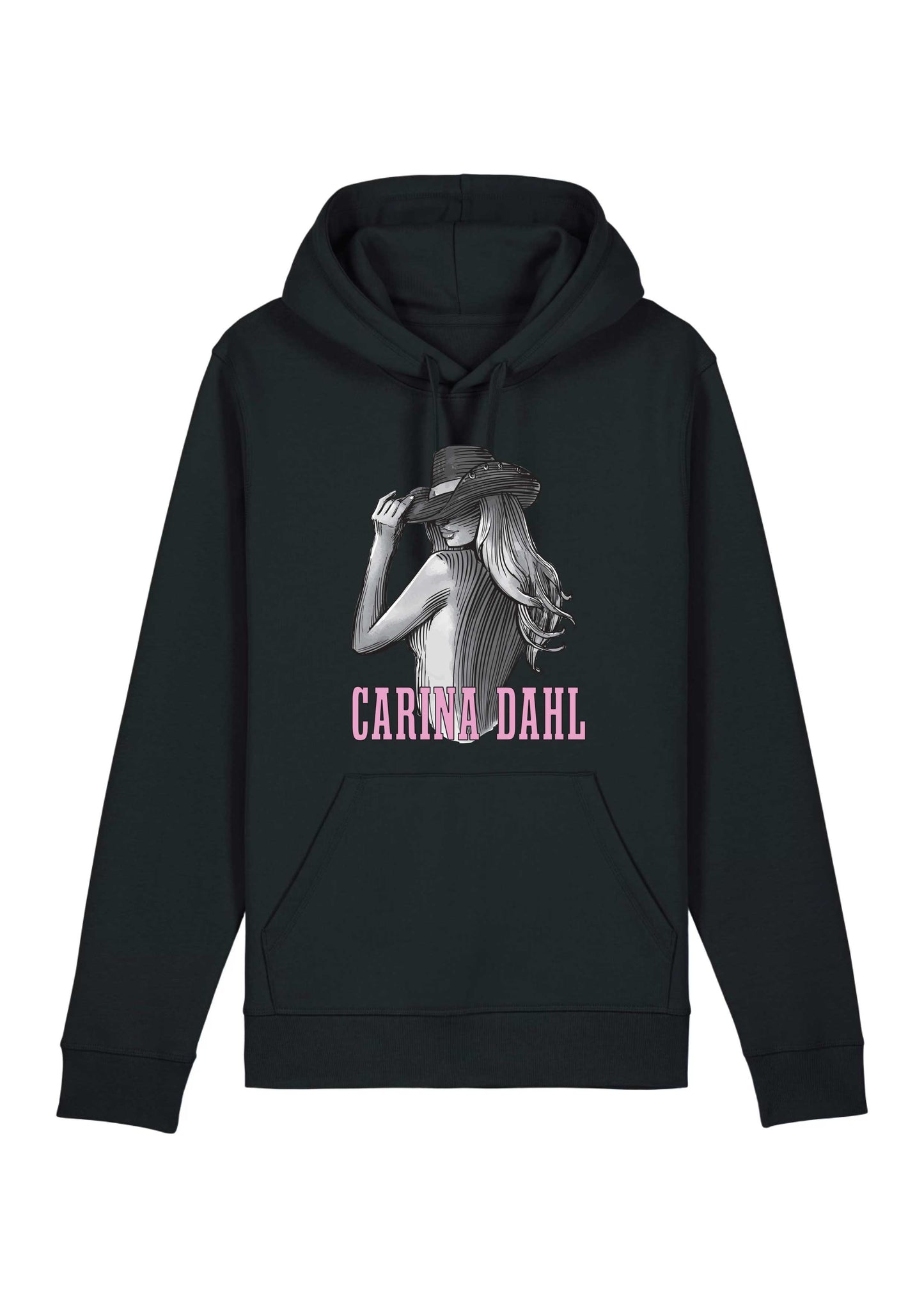 Carina Dahl | Frøken Dahl | Sort Hoodie