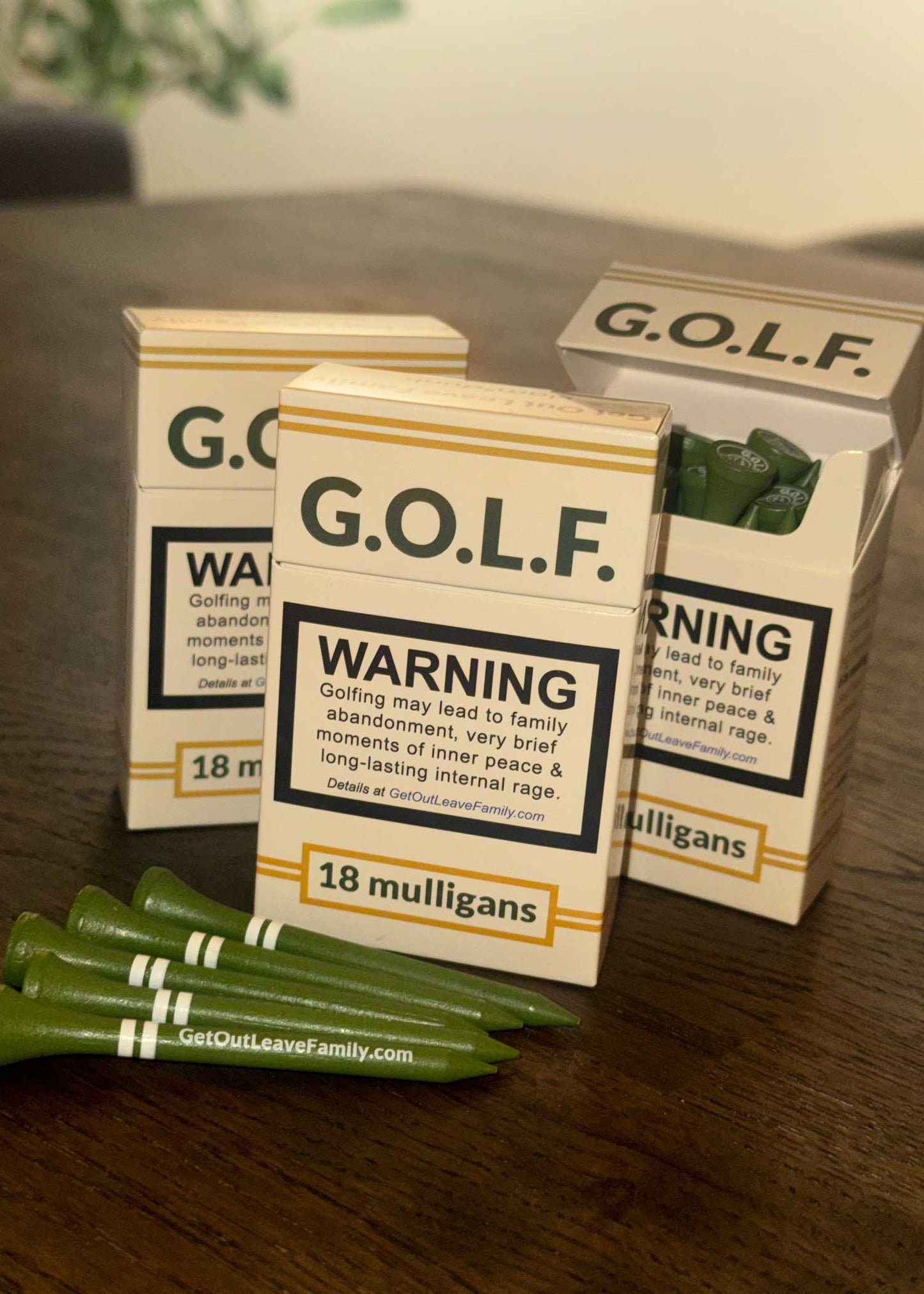 Siggpakker med 18x driver-pegger (3-pack)