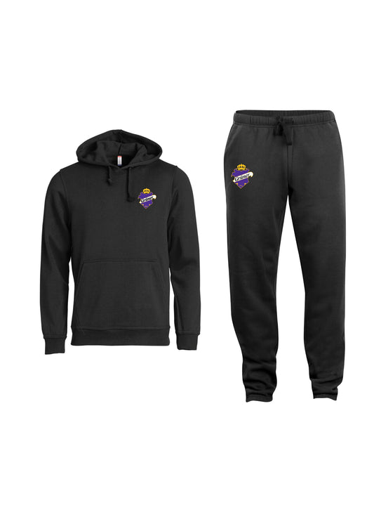 Grüner Hockey | Voksen Hoodie+Joggebukse Pakkepris Sort