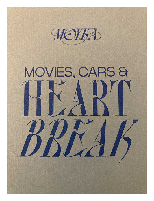 “MOVIES, CARS & HEARTBREAK” BOOKLET