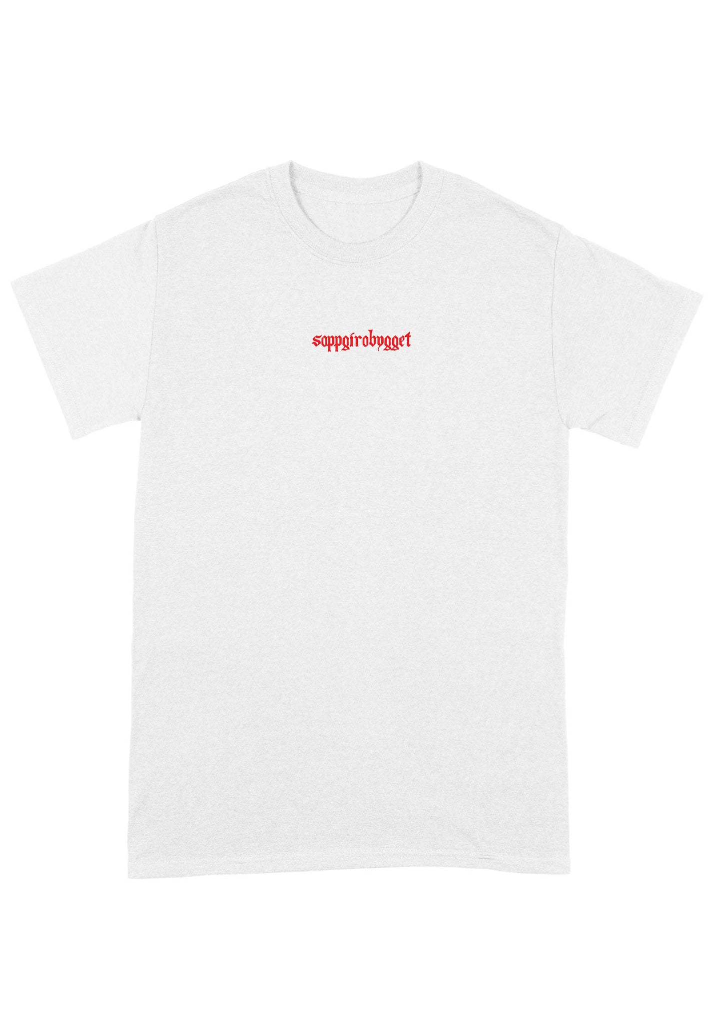 Soppgirobygget | Tee | White/Red – GetMerch.no