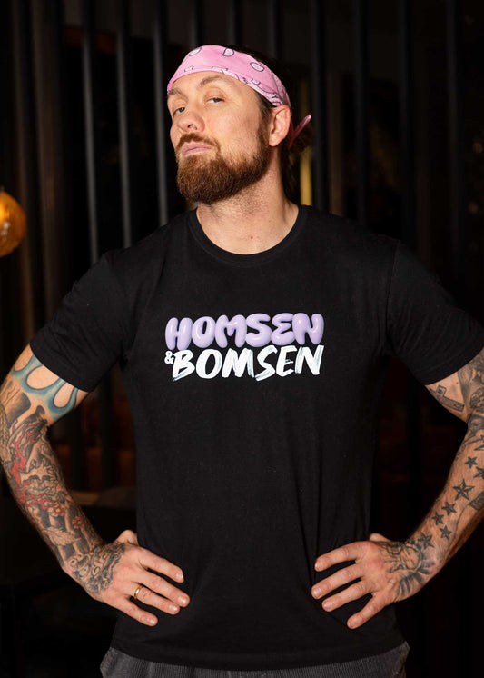 Homsen & Bomsen | T-skjorte | Sort