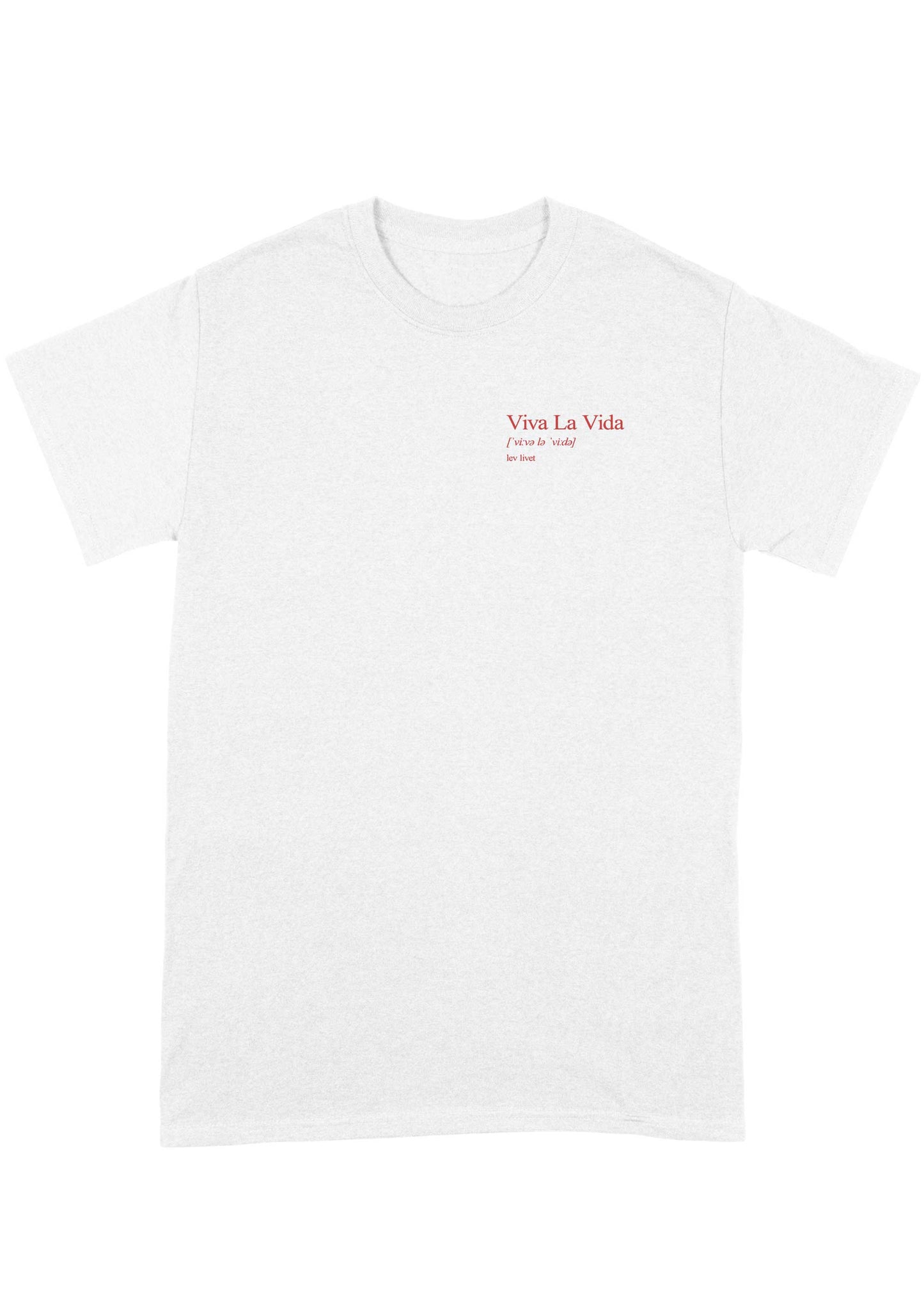 Soppgirobygget | Viva La Vida (front) | Tee | White