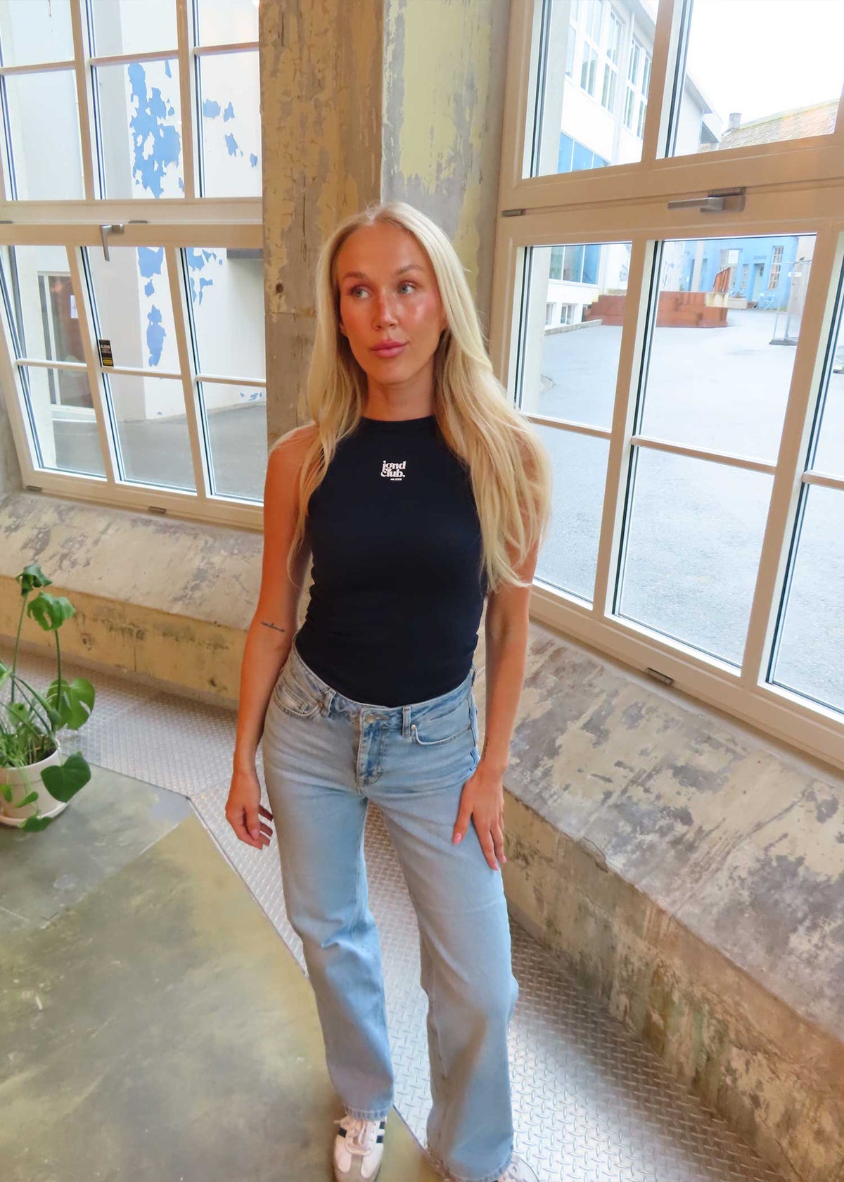 club multi tank | navy+white