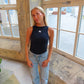 club multi tank | navy+white