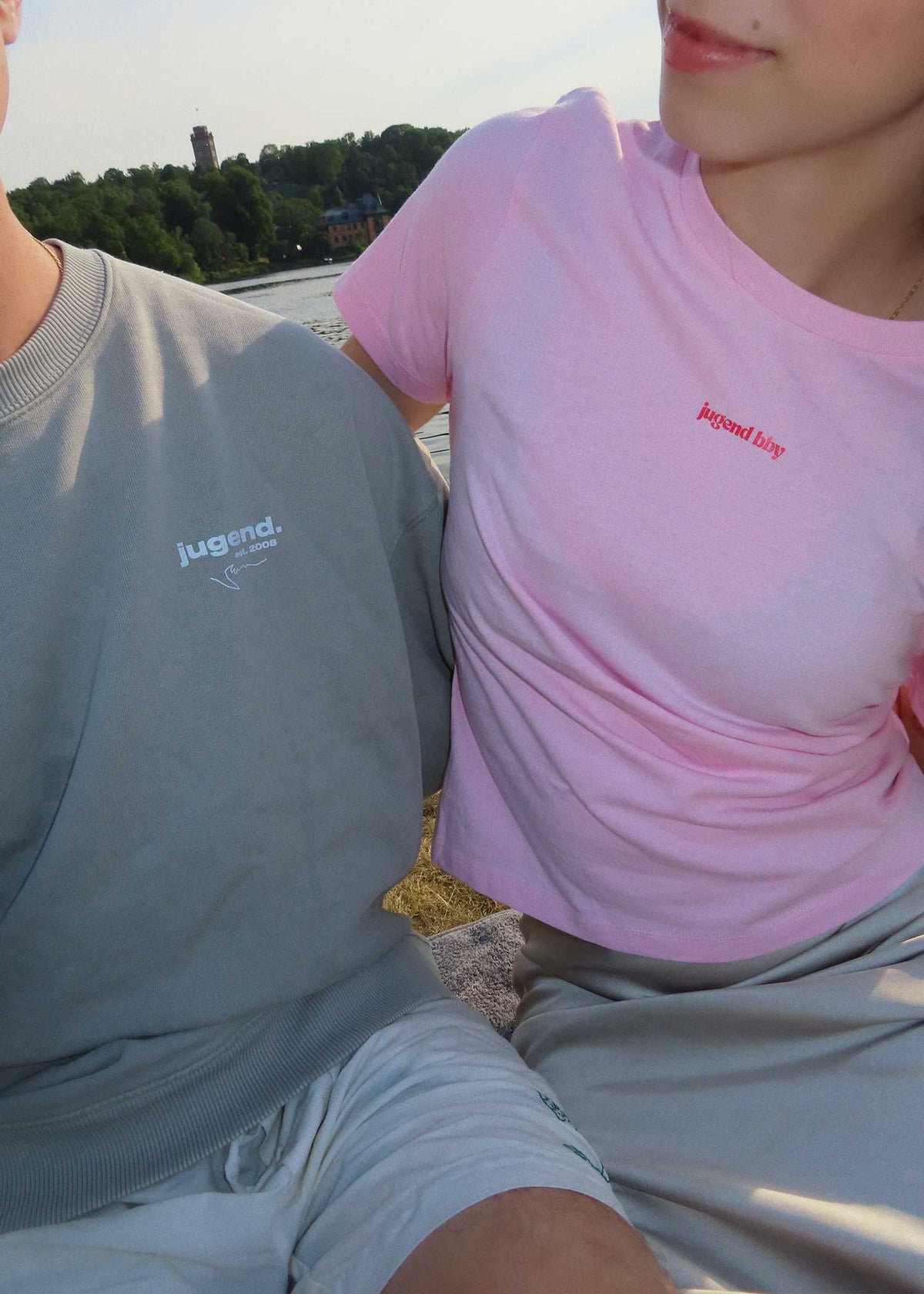 "jugend bby" baby tee | strawberry