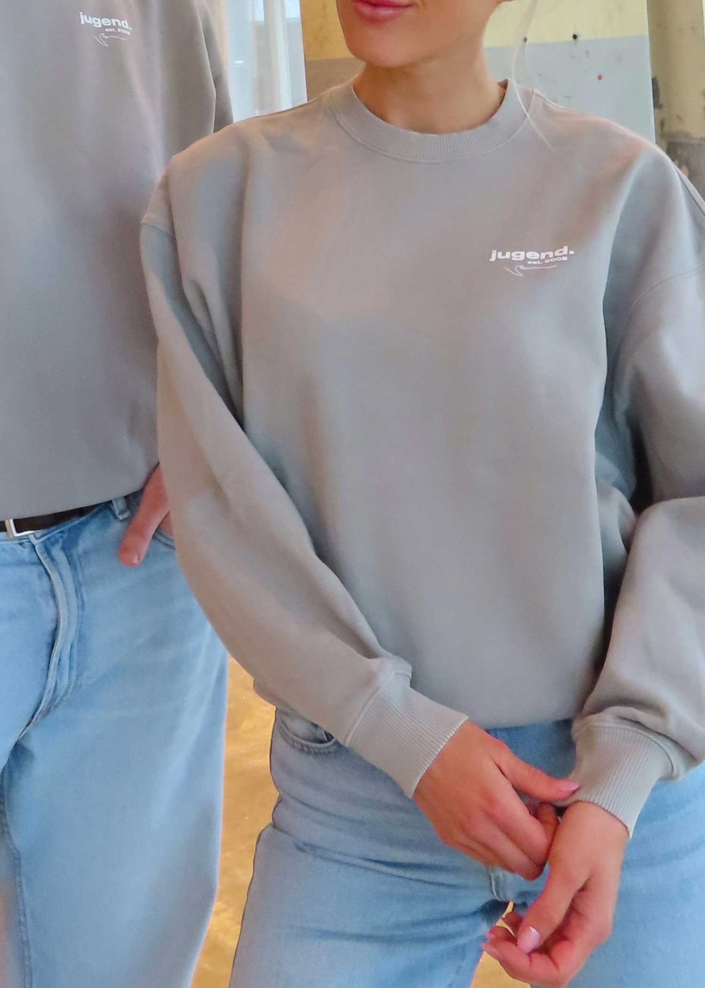 core crewneck | vintage mist