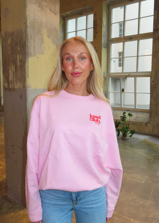 jgnd club. crewneck | strawberry
