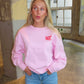 jgnd club. crewneck | strawberry