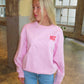jgnd club. crewneck | strawberry