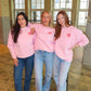jgnd club. crewneck | strawberry