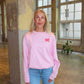 jgnd club. crewneck | strawberry