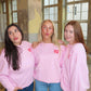 jgnd club. crewneck | strawberry