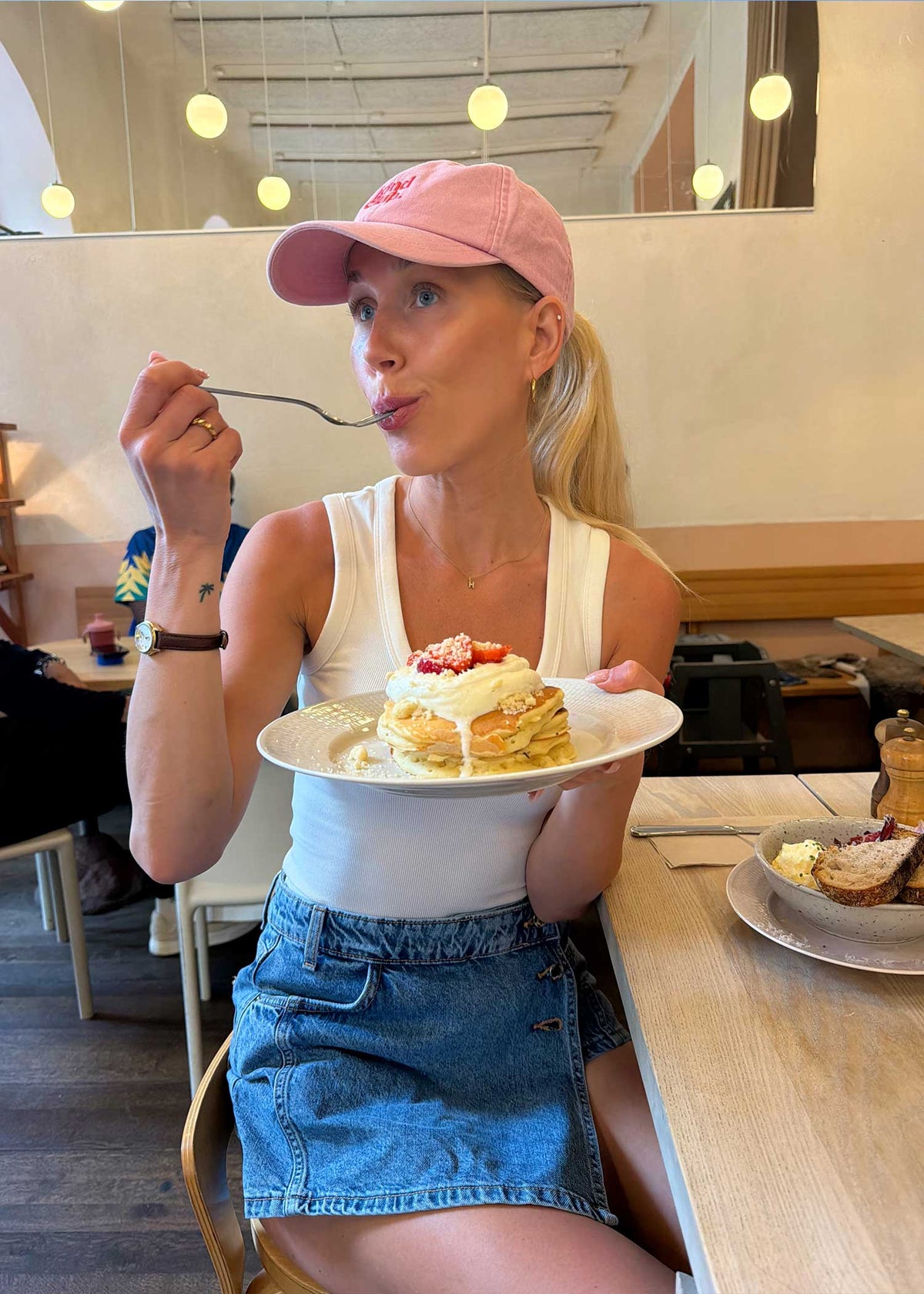 The dad cap | strawberry