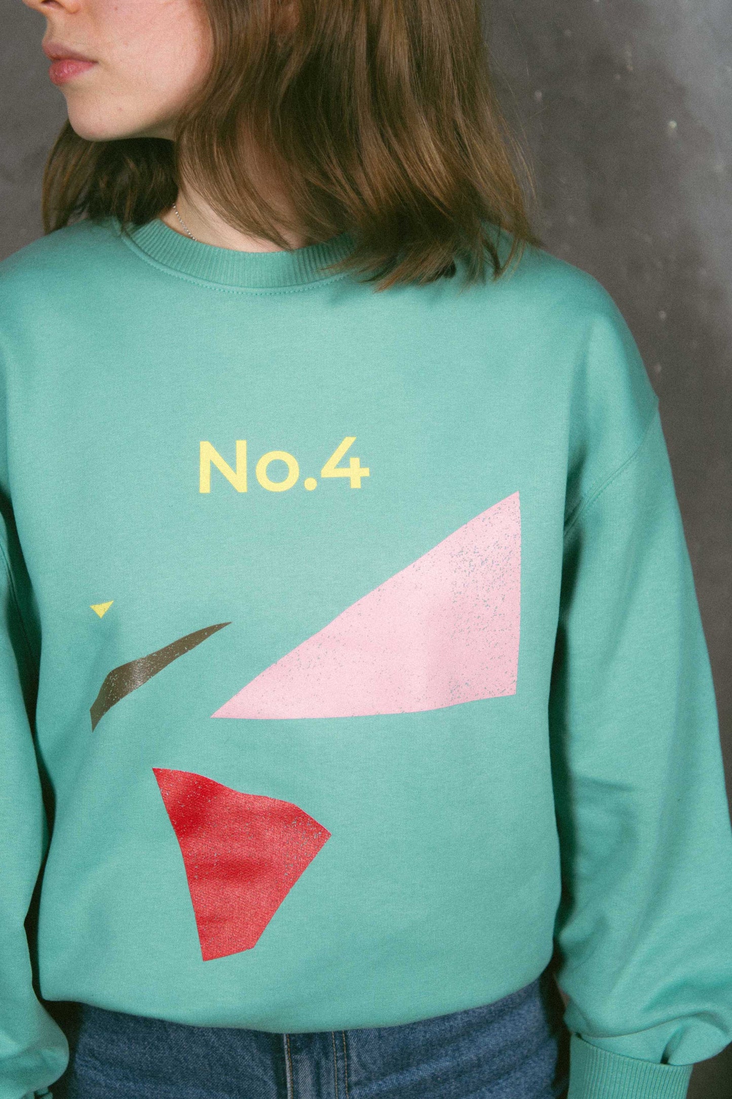 No. 4 – Sweatshirt Mintgrønn